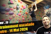 Entrainement escalade - Poutre 14 mai 2024